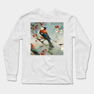 North American Birds - Sparrow Long Sleeve T-Shirt